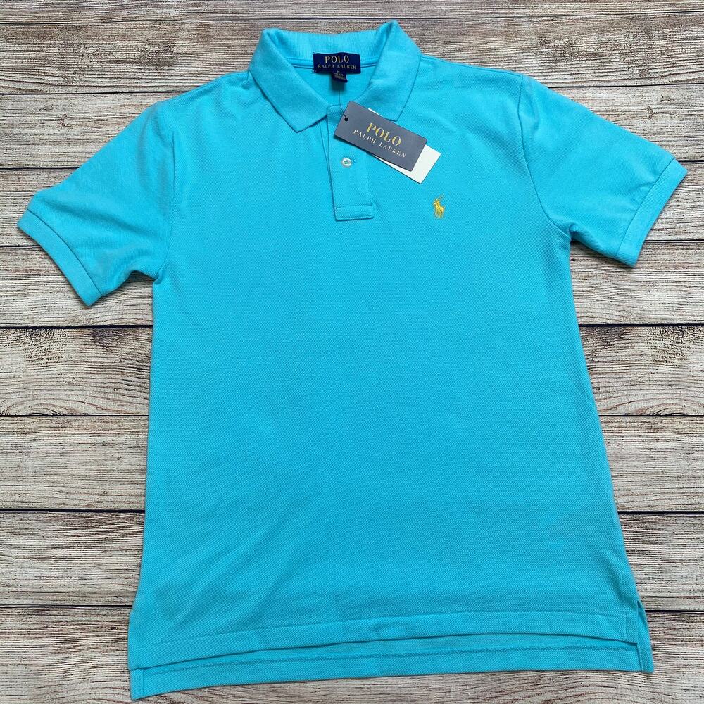 Polo Ralph Lauren Kids Polo Shirt Blue Size M (10-12)